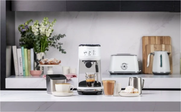 Sage The Bambino Siebträgermaschine Matt Weiß 2 Sage The Bambino Siebträgermaschine Matt Weiß – Bild 2