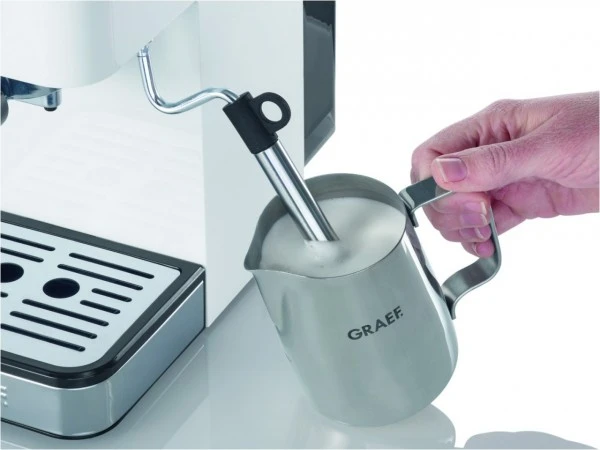 Graef ES 401 Salita + CM 201 Siebträgermaschine + Kaffeemühle Weiß 3 Graef ES 401 Salita + CM 201 Siebträgermaschine + Kaffeemühle Weiß – Bild 3