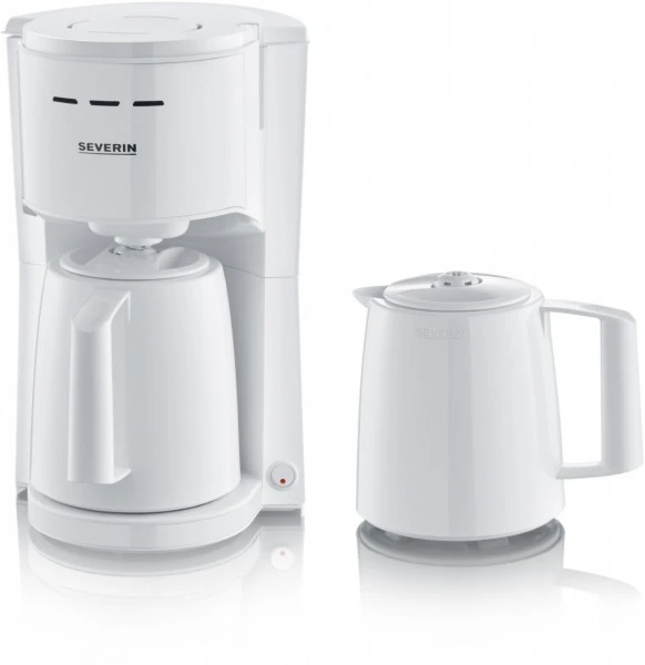 Severin KA 9256 Kaffeeautomat Mit 2 Thermokannen Weiß 1 Severin KA 9256 Kaffeeautomat Mit 2 Thermokannen Weiß
