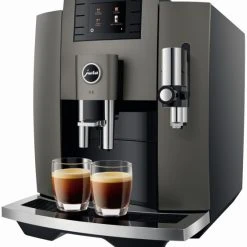 JURA E8 Kaffee-Vollautomat Dark Inox (EB)