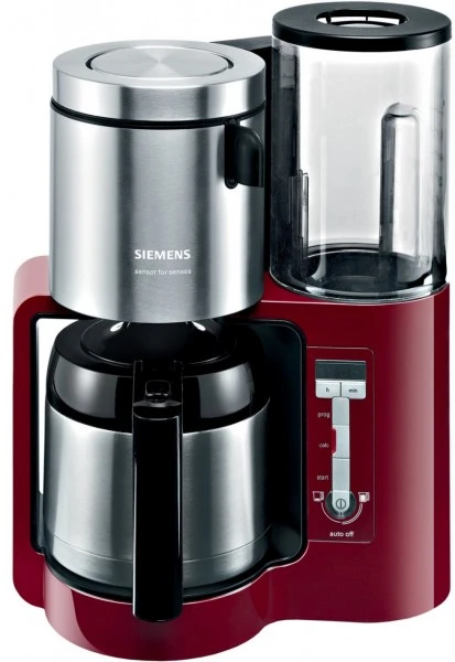 Siemens TC86504 Kaffeeautomat Cranberry Rot/schwarz 1 Siemens TC86504 Kaffeeautomat Cranberry Rot/schwarz