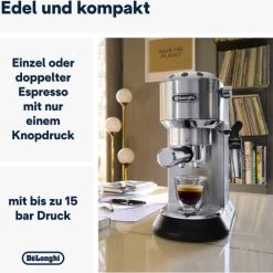 DeLonghi EC 685.M Dedica Style Siebträgermaschine Silber Matt 9 DeLonghi EC 685.M Dedica Style Siebträgermaschine Silber Matt -Miele shop 1da145ab cf46 42cd b94b 65bce3649391 600x600