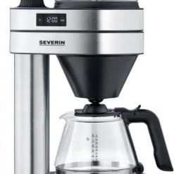 Severin KA 5760 Kaffeeautomat Mit Timer Edelstahl/schwarz