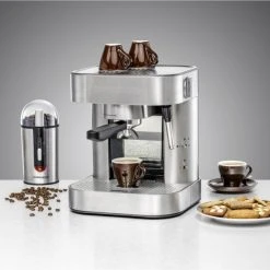 Rommelsbacher EKS 1510 Siebträgermaschine Edelstahl