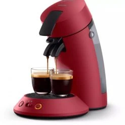 Senseo CSA210/90 Original Plus Kaffeepadmaschine Dunkelrot Matt