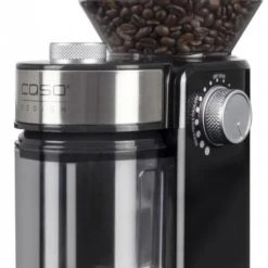 Caso Barista Crema Kaffeemühle Schwarz/silber