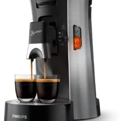 Senseo CSA250/10 Kaffeepadmaschine Gebürsteter Stahl