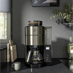 Melitta AromaFresh Glas 1021-03 Kaffeeautomat Mit Intergrierter Kaffeemühle Metallicgrau -Miele shop 4fb54b77 c18e 4925 a1ee 15f18fc72b6e 600x600