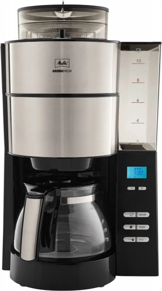 Melitta Aroma Fresh Kaffeeautomat Mit Integrierter Kaffeemühle Schwarz/edelstahl 6 Melitta Aroma Fresh Kaffeeautomat Mit Integrierter Kaffeemühle Schwarz/edelstahl – Bild 6