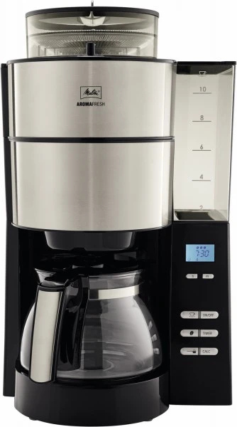 Melitta Aroma Fresh Kaffeeautomat Mit Integrierter Kaffeemühle Schwarz/edelstahl 1 Melitta Aroma Fresh Kaffeeautomat Mit Integrierter Kaffeemühle Schwarz/edelstahl