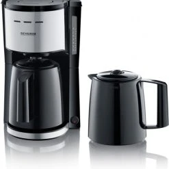Severin KA 9253 Kaffeeautomat Mit 2 Thermokannen Schwarz/edelstahl