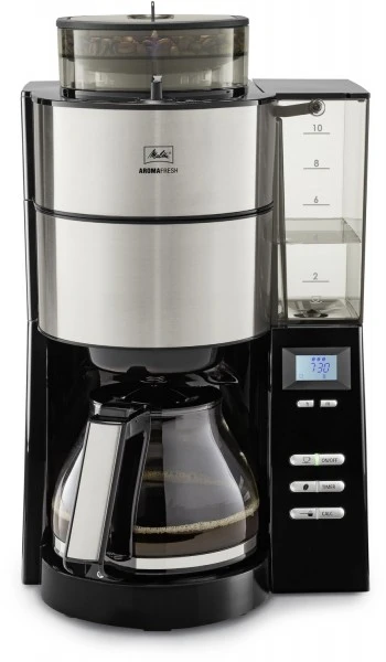 Melitta Aroma Fresh 1021-02 Kaffeeautomat Mit Intergrierter Kaffeemühle Schwarz/edelstahl 5 Melitta Aroma Fresh 1021-02 Kaffeeautomat Mit Intergrierter Kaffeemühle Schwarz/edelstahl – Bild 5