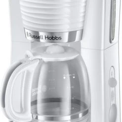 Russell Hobbs Inspire White Glas-Kaffeemaschine Weiß