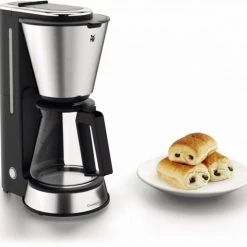 WMF KÜCHENminis Kaffeemaschine Glas Kaffeeautomat Cromargan Matt