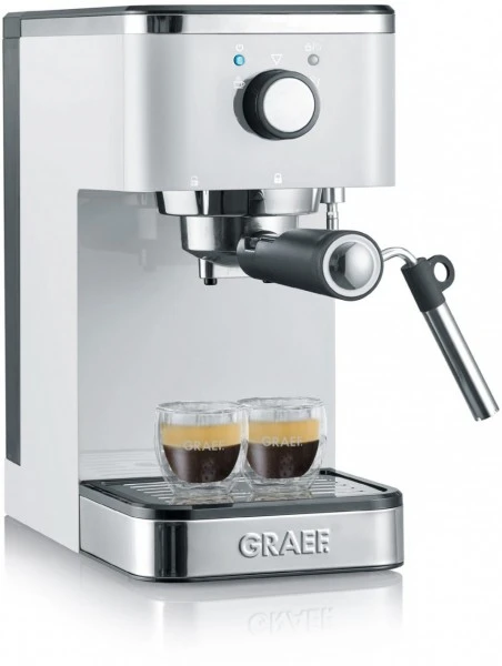 Graef ES 401 Salita + CM 201 Siebträgermaschine + Kaffeemühle Weiß 6 Graef ES 401 Salita + CM 201 Siebträgermaschine + Kaffeemühle Weiß – Bild 6