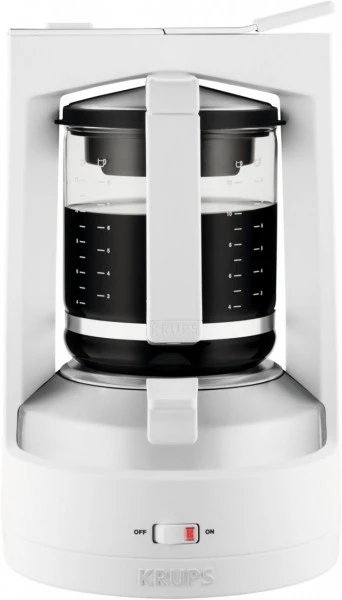 Krups KM 4682 - T 8.2 Druckbrüh-Automat Weiß 1 Krups KM 4682 - T 8.2 Druckbrüh-Automat Weiß