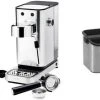 WMF Lumero Espresso + Abschlagbehälter Siebträgermaschine Cromargan Matt