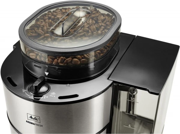Melitta Aroma Fresh 1021-02 Kaffeeautomat Mit Intergrierter Kaffeemühle Schwarz/edelstahl 3 Melitta Aroma Fresh 1021-02 Kaffeeautomat Mit Intergrierter Kaffeemühle Schwarz/edelstahl – Bild 3