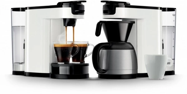 Senseo HD6592/00 Switch Filter- Und Padkaffeemaschine Weiß 5 Senseo HD6592/00 Switch Filter- Und Padkaffeemaschine Weiß – Bild 5