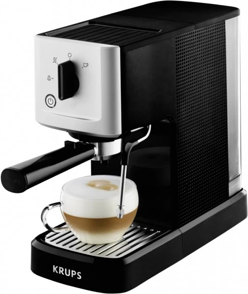 Krups XP 3440 Calvi Siebträgermaschine Schwarz/edelstahl 1 Krups XP 3440 Calvi Siebträgermaschine Schwarz/edelstahl