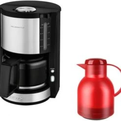 Krups KM3210 ProAroma Plus + Emsa Samba Kaffeeautomat Edelstahl/schwarz