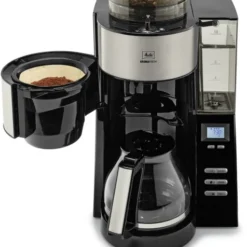 Melitta Aroma Fresh 1021-02 Kaffeeautomat Mit Intergrierter Kaffeemühle Schwarz/edelstahl