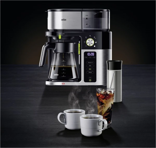 Braun KF 9050 BK MultiServe Kaffeeautomat Mit Timer Schwarz/edelstahl 4 Braun KF 9050 BK MultiServe Kaffeeautomat Mit Timer Schwarz/edelstahl – Bild 4