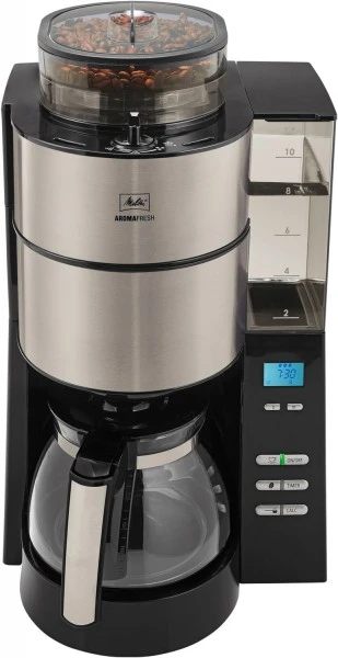 Melitta Aroma Fresh Kaffeeautomat Mit Integrierter Kaffeemühle Schwarz/edelstahl 4 Melitta Aroma Fresh Kaffeeautomat Mit Integrierter Kaffeemühle Schwarz/edelstahl – Bild 4