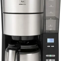 Melitta Aroma Fresh Therm 1021-12 Kaffeeautomat Mit Timer Edelstahl/schwarz
