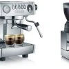 Graef ES 850 Marchesa Siebträgermaschine + CM 850 Kaffeemühle Edelstahl