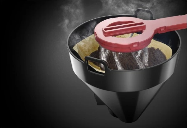 Russell Hobbs Colours Plus+ Flame Digitale Glas-Kaffeemaschine Rot 4 Russell Hobbs Colours Plus+ Flame Digitale Glas-Kaffeemaschine Rot – Bild 4