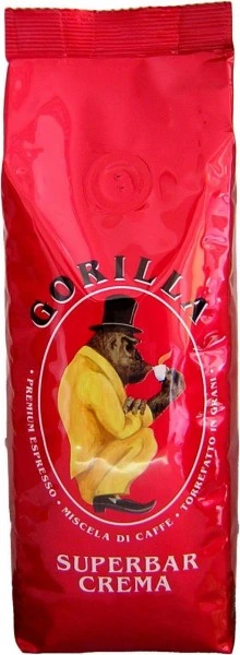 JOERGES Gorilla Espresso Super Bar Crema (250g) Kaffeebohnen Rot