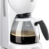 Braun KF 520/1 WH CafeHouse PurAroma Kaffeeautomat Weiß