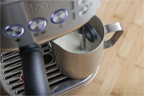 Sage The Bambino Plus Siebträgermaschine Silber 3 Sage The Bambino Plus Siebträgermaschine Silber – Bild 3